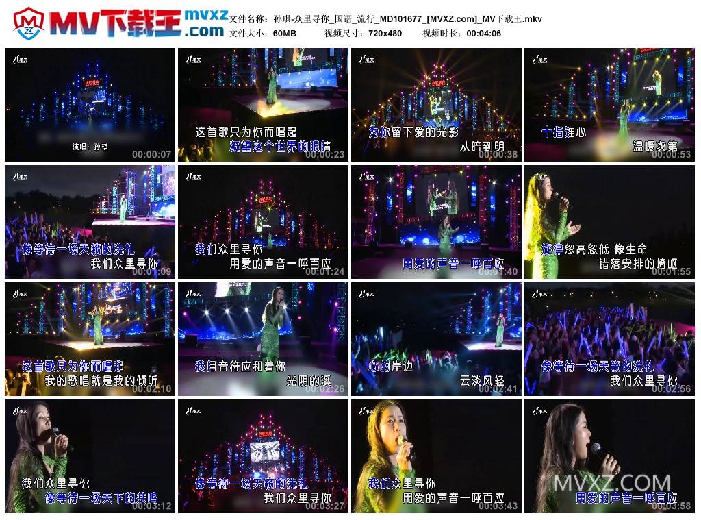孙琪-众里寻你_国语_流行_MD101677